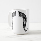 Schnurrbart Kaffeetasse (Vorderseite Links)