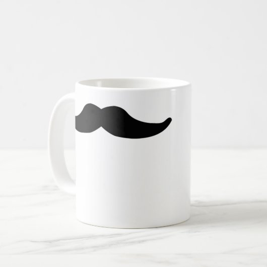 Schnurrbart Kaffeetasse (Vorderseite Links)