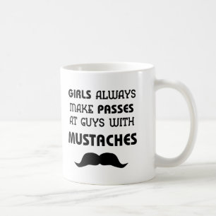 Schnurrbart Kaffeetasse