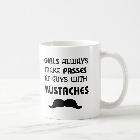 Schnurrbart Kaffeetasse (Rechts)