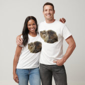 Schnurrbart-Katze T-Shirt (Unisex)