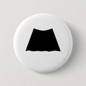 Schnurrbart-Knopf Button (Vorderseite)