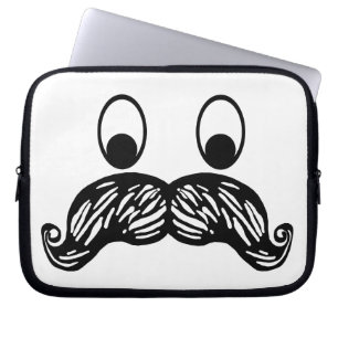 Schnurrbart-Laptop-Hülse Laptopschutzhülle