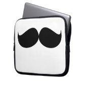 Schnurrbart-Laptop-Hülse Laptopschutzhülle (Vorderseite Links)