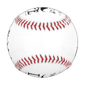 Schnurrbart Lebensart Spaß Humor Baseball (Rückseite)