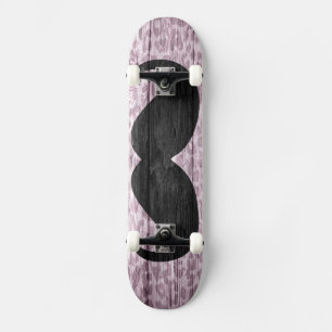 Schnurrbart Leopard Holz Vintage #2 Skateboard
