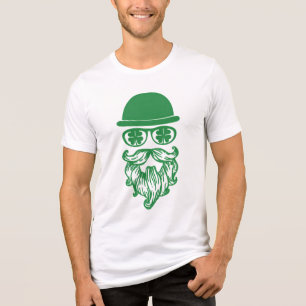 Schnurrbart-Leprechauns St. Patrick's Day Tri-Blend Shirt