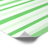 Schnurrbart Monokel Poster (Ecke)