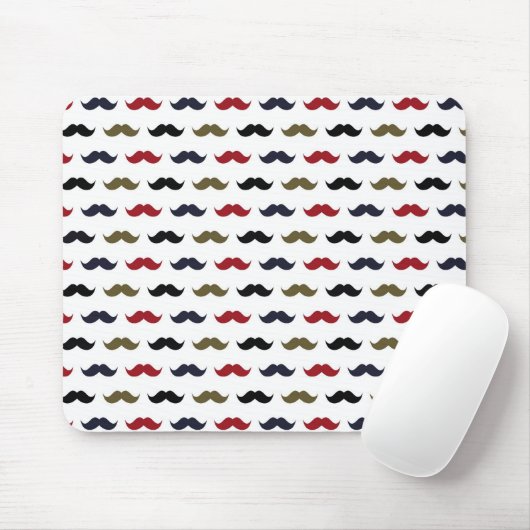 Schnurrbart-Muster Mousepad (Mit Mouse)