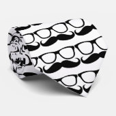 Schnurrbart-Nerd-Gläser Krawatte (Gerollt)