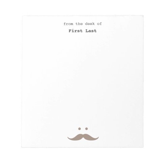 schnurrbart! notizblock (Vorderseite)