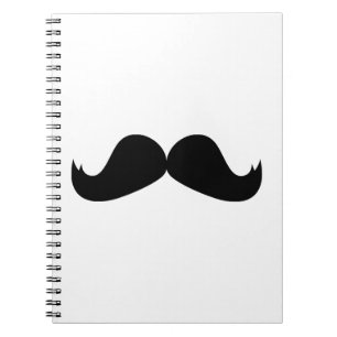 Schnurrbart-Notizbuch Notizblock