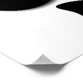 Schnurrbart, Oberhut und Bugposter, Krawatte Poster (Ecke)