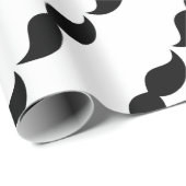 Schnurrbart oder Schnurrbart des VERSTECKS Geschenkpapier (Rolleneckpunkt)