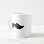 Schnurrbart oder Schnurrbart des VERSTECKS Kaffeetasse (Vorderseite Links)