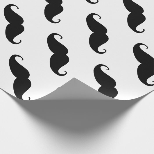 Schnurrbart-Packpapier für alle Feiertage Geschenkpapier (Ecke)