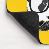 Schnurrbart Pandaz in DA-Disco Mousepad (Ecke)