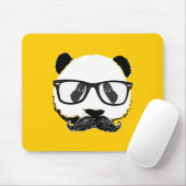 Schnurrbart Pandaz in DA-Disco Mousepad (Mit Mouse)