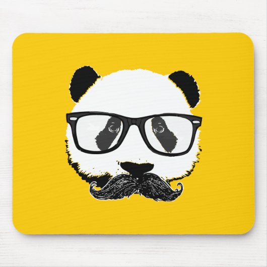 Schnurrbart Pandaz in DA-Disco Mousepad (Vorne)