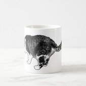 Schnurrbart-Pause, Morgenruhe Kaffeetasse (Mittel)