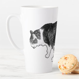 Schnurrbart-Pause, Morgenruhe Milchtasse