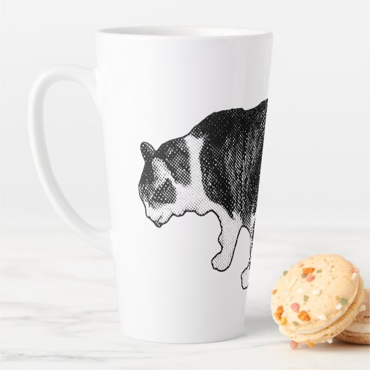 Schnurrbart-Pause, Morgenruhe Milchtasse (Beispiel)