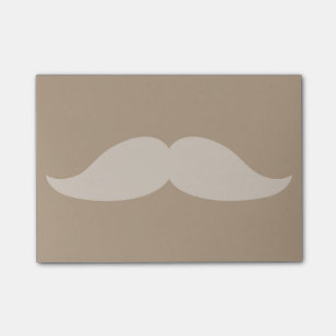 Schnurrbart Post-it Klebezettel