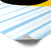 Schnurrbart Poster (Ecke)