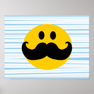Schnurrbart Poster