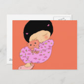 Schnurrbart Postkarte (Vorne/Hinten)