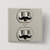 Schnurrbart-Powerausgang Button (Vorderseite)