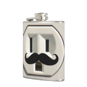 Schnurrbart-Powerausgang Flachmann (Links)