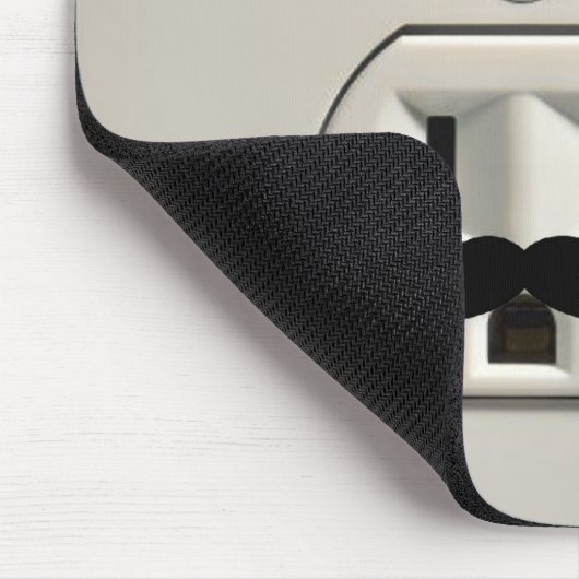Schnurrbart-Powerausgang Mousepad (Ecke)