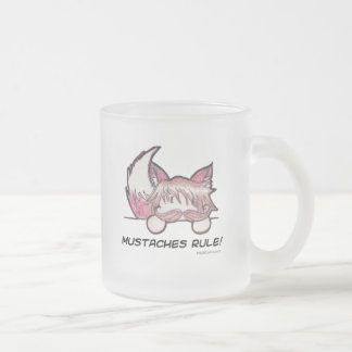 Schnurrbart-Regel-mattierte Tasse