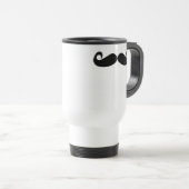 Schnurrbart-Reise-Tasse (für Lefties Reisebecher (VorderseiteRechts)