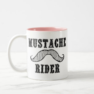 Schnurrbart-Reiter Zweifarbige Tasse