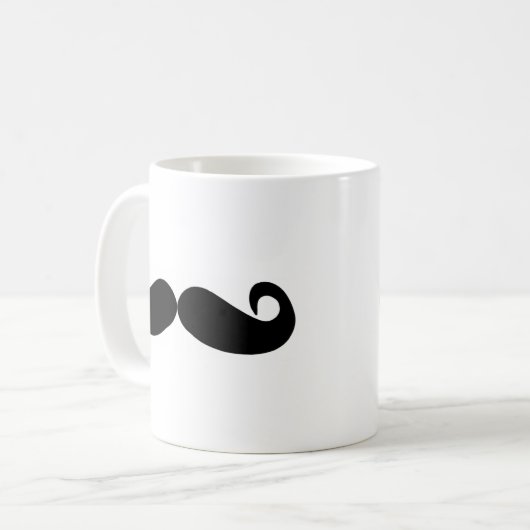 Schnurrbart schaffen schnell kaffeetasse (Vorderseite Links)