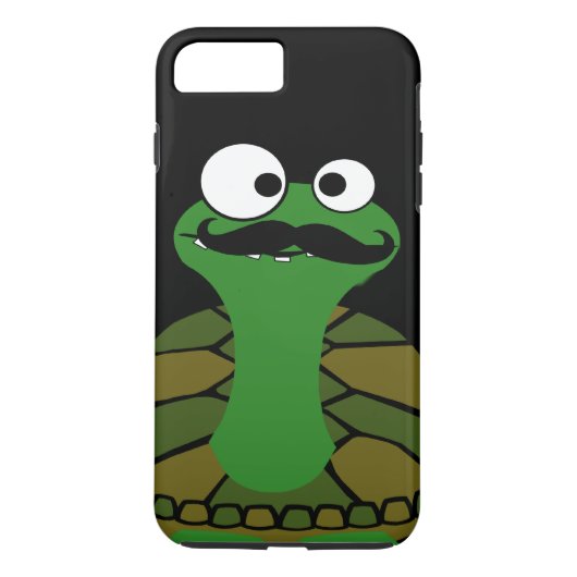 Schnurrbart-Schildkröte Case-Mate iPhone Hülle (Rückseite)