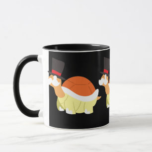 Schnurrbart-Schildkröte Tasse