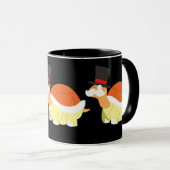 Schnurrbart-Schildkröte Tasse (VorderseiteRechts)