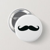 Schnurrbart-Schnurrbart-Schnurrbart Button (Vorne & Hinten)