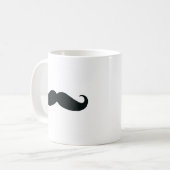 Schnurrbart-Schnurrbart-Schnurrbart Kaffeetasse (Vorderseite Links)