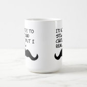 Schnurrbart-Spaß Kaffeetasse (Mittel)