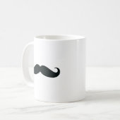 Schnurrbart Stache Kaffeetasse (Vorderseite Links)