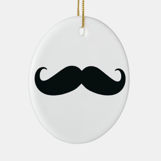 Schnurrbart Stache Keramik Ornament (Rechts)