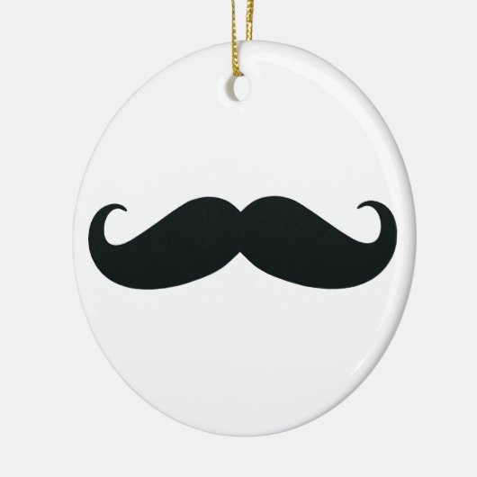 Schnurrbart Stache Keramik Ornament (Links)