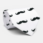 Schnurrbart Stache Krawatte (Gerollt)
