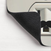 Schnurrbart-Steckdose Mousepad (Ecke)