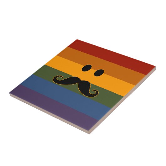 Schnurrbart-Stolz-Keramikfliesen Fliese (Seite)