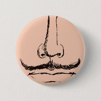 Schnurrbart-Surrealist-Pinback Button